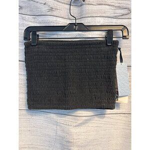 NWT L. Ogan For Target Black Cozy Textured Tube One Size